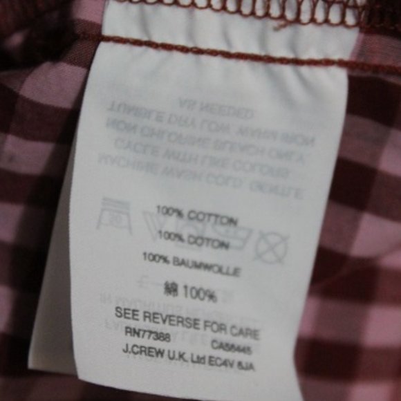 J. Crew Club-collar boy shirt in gingham (958)🦄 - Picture 10 of 12